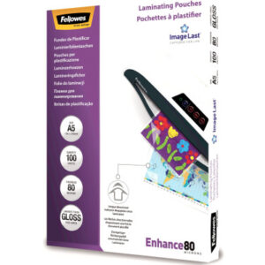 FELLOWES  Laminiertasche              A5 5306002   glanz, 80my            100 Stk