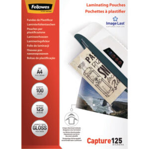 FELLOWES  Laminiertasche       216x303mm 5307407   glanz, 125my           100 Stk