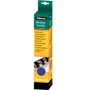 FELLOWES  Plastikbinderücken 8 mm 5330502   blau, rund            25 Stück
