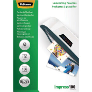 FELLOWES  Laminiertasche              A5 5351002   glanz, 100my           100 Stk