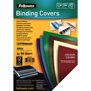 FELLOWES  Deckblatt Delta Lederstruktur 5370104   Karton               100 Stück