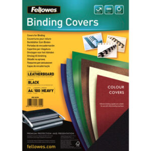 FELLOWES  Deckblatt Delta Lederstruktur 5370405   Karton               100 Stück