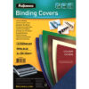 FELLOWES  Lederstruktur Cover         A4 5371305   blau                 100 Stück