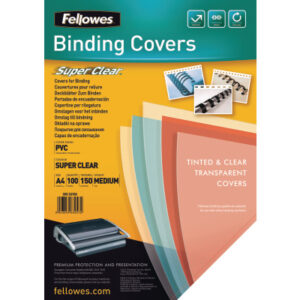 FELLOWES  Deckblatt 150mic            A4 5376001   transparent          100 Stück