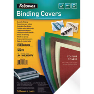 FELLOWES  Deckblatt Chromo Karton 5378006   glossy               100 Stück