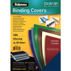 FELLOWES  Leinenstruktur Cover        A4 5381502   blau                 100 Stück
