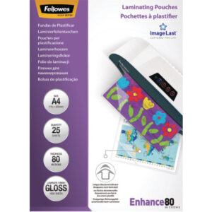FELLOWES  Laminiertasche              A4 5396205   glanz, 80my             25 Stk