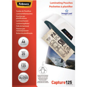 FELLOWES  Laminiertasche              A4 5396301   glanz, 125my            25 Stk