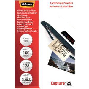 FELLOWES  Laminiertasche         60x90mm 5397402   glanz, 125my           100 Stk