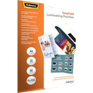 FELLOWES  Laminiertasche              A4 5601901   glanz, 80my            25 Stk.
