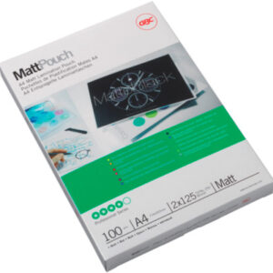GBC       Laminiertasche              A4 3747241   matt, 125my            100 Stk