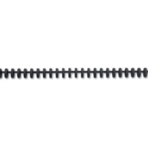 GBC       Plastikbinderücken 12mm     A4 388064E   schwarz, 34 Ringe     50 Stück