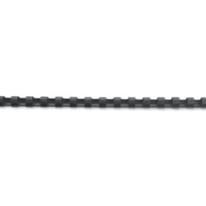 GBC       Plastikbindrücken 8mm       A4 4028174   schwarz, 21 Ringe    100 Stück