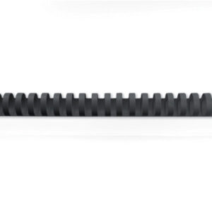 GBC       Plastikbinderücken 28mm     A4 4028183   schwarz, 21 Ringe     50 Stück