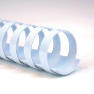 GBC       Plastikbindrücken 6mm       A4 4028193   weiss, 21 Ringe      100 Stück