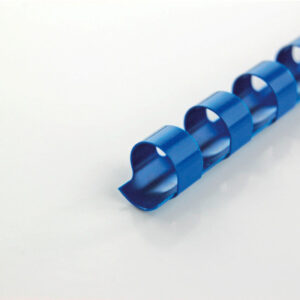 GBC       Plastikbindrücken 6mm       A4 4028233   blau, 21 Ringe       100 Stück
