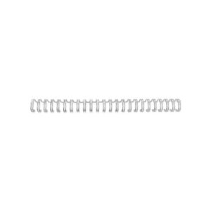 GBC       WireBind Drahtbinderücken 8mm 4400028   silber A5            100 Stück