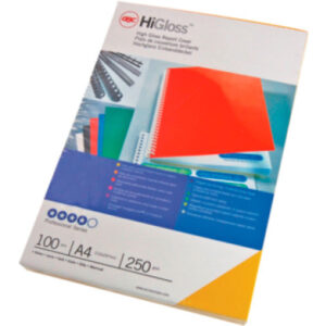 GBC       HiGloss Umschlagmaterial    A4 CE020010  schwarz, 250g        100 Stück