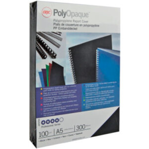 GBC       Folie PP 0,30 mm            A4 IB386831  schwarz              100 Stück
