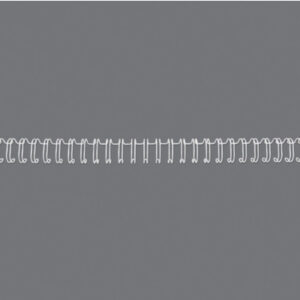 GBC       Drahtbinderücken 6mm        A4 RG810470  weiss, 34 Ringe      100 Stück