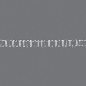 GBC       Drahtbinderücken 12mm       A4 RG810870  weiss, 34 Ringe      100 Stück
