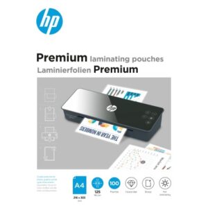 HP        Laminiertaschen 9124      Premium, A4, 125 Mic