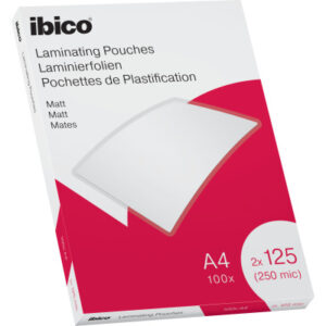 IBICO     Laminiertasche              A4 627323    matt, 125my            100 Stk