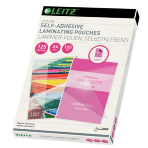 LEITZ     Laminiertasche              A4 16925     glanz,125my, selbstkl. 100 Stk