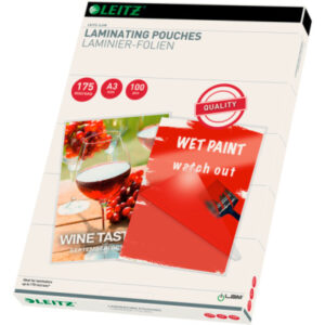 LEITZ     Laminiertasche              A3 16932     glanz, 175my           100 Stk