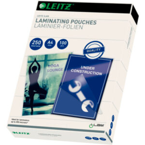 LEITZ     Laminiertasche              A4 16935     glanz, 250my           100 Stk