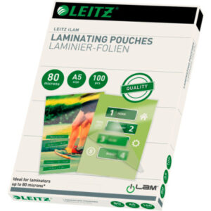 LEITZ     Laminiertasche              A5 33817     glanz, 80my            100 Stk