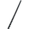 LEITZ     Plastikbinderücken 8mm      A4 35041     schwarz, 21 Ringe    100 Stück
