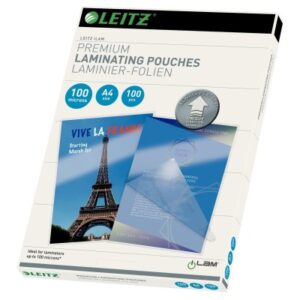 LEITZ     Laminiertasche              A4 74300002  glanz, 125my           100 Stk