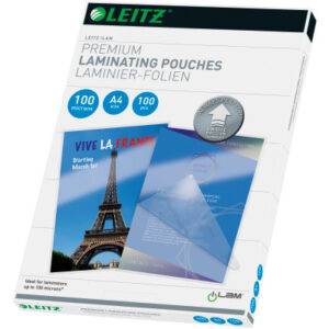 LEITZ     Laminiertasche              A4 74780000  glanz, 80my            100 Stk