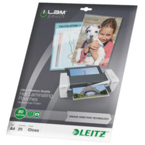LEITZ     Laminiertasche              A4 74790000  glanz, 80my             25 Stk