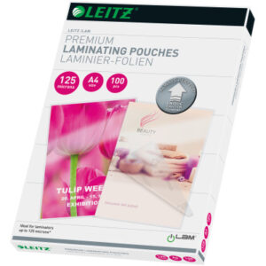 LEITZ     Laminiertasche              A4 74810000  glanz, 125my           100 Stk