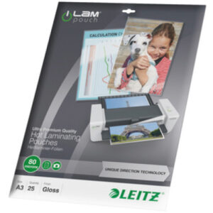 LEITZ     Laminiertasche              A3 74860000  glanz, 80my             25 Stk