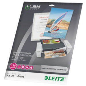 LEITZ     Laminiertasche              A3 74890000  glanz, 125my            25 Stk
