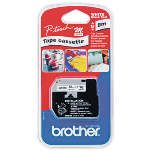 PTOUCH    Band,nicht lam.  schwarz/weiss M-K231SBZ zu PT-65/75/85/110     12mm/4m