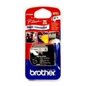 PTOUCH    Band, nicht lam.    blau/weiss M-K233BZ  zu PT-65/75/85/110  8m x 12 mm