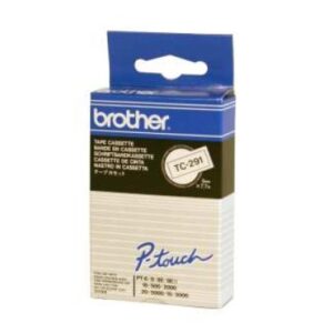 PTOUCH    Band, laminiert  schwarz/weiss TC-291    PT-3000                   9 mm