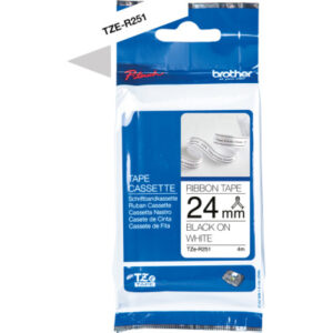 PTOUCH    Band             schwarz/weiss TZE-R251  Tze Geräte                24mm