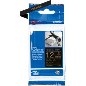 PTOUCH    Band              schwarz/gold TZE-R334  Tze Geräte             12-36mm