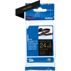 PTOUCH    Band              schwarz/gold TZE-R354  Tze Geräte                24mm