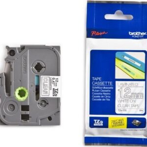 PTOUCH    Band, laminiert     weiss/klar TZe-135   PT-1280VP                12 mm