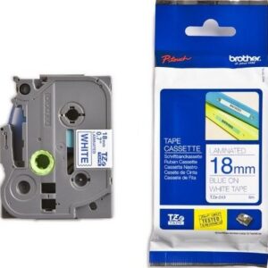 PTOUCH    Band, laminiert     blau/weiss TZe-243   PT-2450DX                18 mm