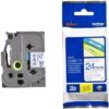 PTOUCH    Band, laminiert     blau/weiss TZe-253   PT-2450DX                24 mm