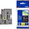 PTOUCH    Band, laminiert  weiss/schwarz TZe-315   PT-1280VP                 6 mm