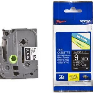 PTOUCH    Band, laminiert  weiss/schwarz TZe-325   PT-1280VP                 9 mm
