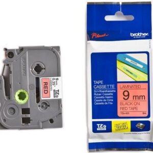PTOUCH    Band, laminiert    schwarz/rot TZe-421   PT-1280VP                 9 mm